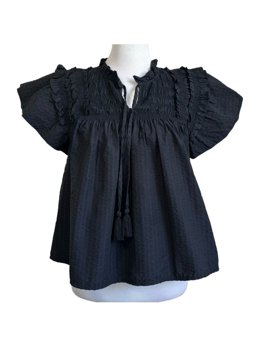 Sea New York sevyn seersucker blouse